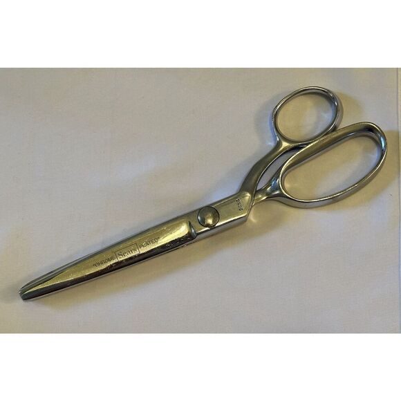 Sears Vintage Chrome Plated Pinking Shears - Picture 1 of 4
